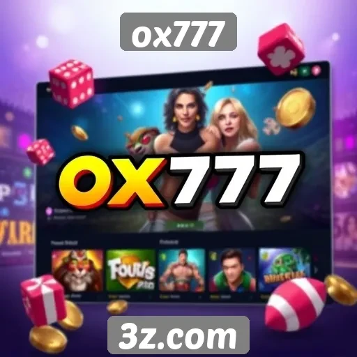 Acessibilidade do site de jogos ox777 para novos usuários